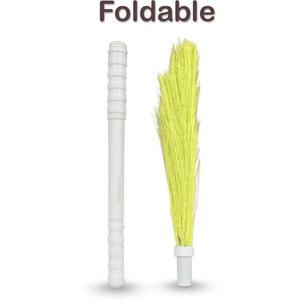 GR-Xy Decor Plastic Wet and Dry Broom (Multicolor) [Low Budget Product]