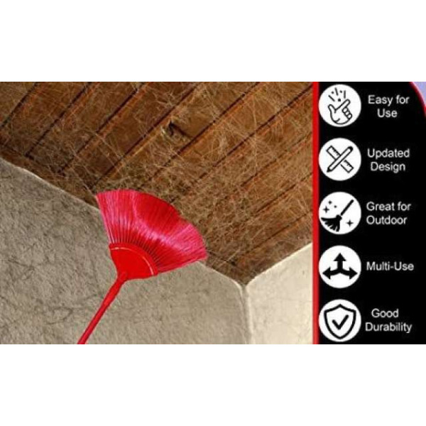 GR-Fusionfest Jala Brush - Clean Fan, Spider Webs with Adjustable Handle [Low Budget Product]