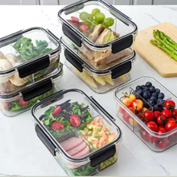 GR-Pack of 6 Plastic Utility Containers - 500 ml A...