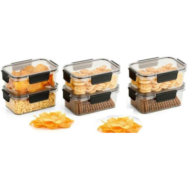 GR-Pack of 6 Plastic Utility Containers - 500 ml Antic Pink [Low Budget Product]