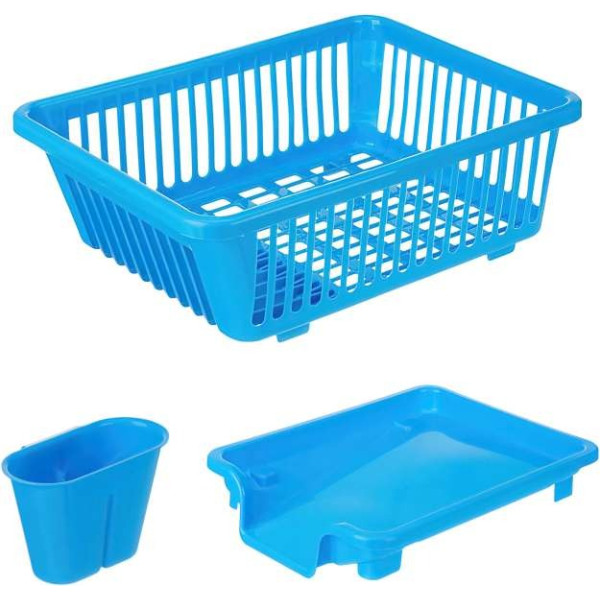 GR-Plastic Dish Drainer Kitchen Rack [Low Budget Product]