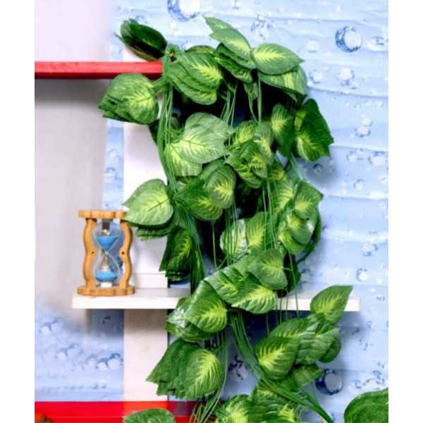 GR-Green Artificial Flower Vines (90 inch, Pack of 3) [Low Budget Product]