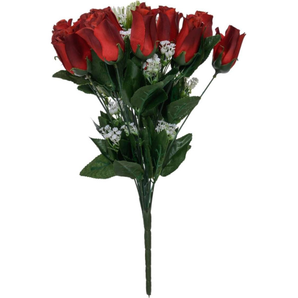 GR-Red Artificial Flower (15.74 inch) [Low Budget Product]