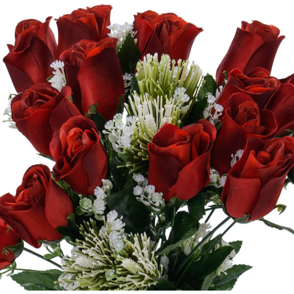 GR-Red Artificial Flower (15.74 inch) [Low Budget Product]