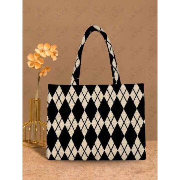 GR-LIKE STYLE Women's Black Shoulder Bag [Premium Product]