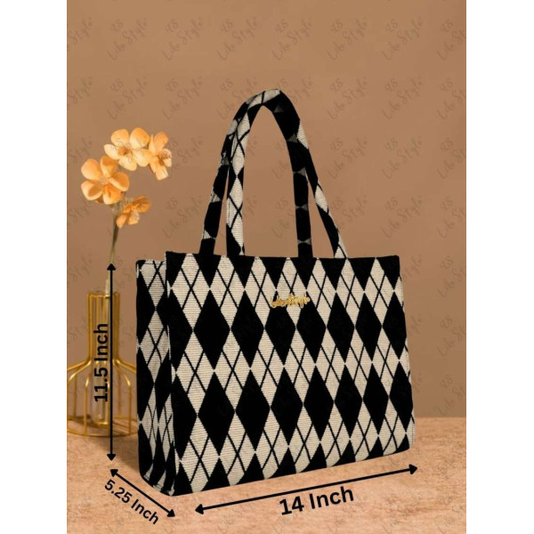 GR-LIKE STYLE Women's Black Shoulder Bag [Premium Product]