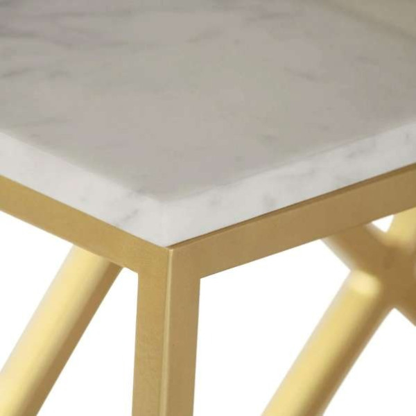 GR-THE ATTIC Stone Nesting Tables (Gold, Set of 3) [Premium Product]