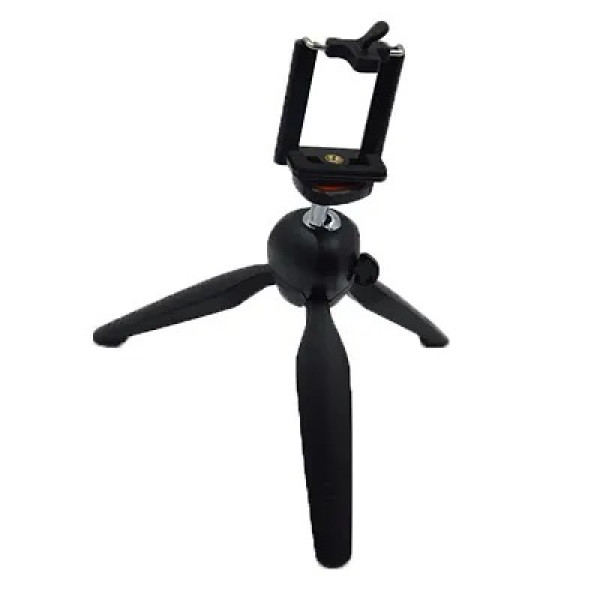 GR-YT-228 Mini Tripod 228 Tripod Stand Mini Tripod Stand with Holder for Mobile Phone and TIK tok Stand for Phone DSLR Action Cameras and YouTube vIdeos [Low Budget Product]