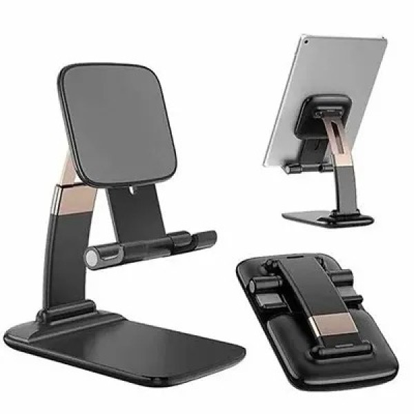 GR-Mobile Phone Foldable Holder Stand Dock Tabletop Mount for All Smartphones [Low Budget Product]