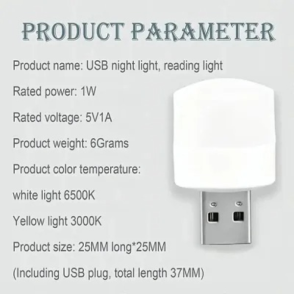 GR-Portable Usb Bulb Led Light [Low Budget Product]