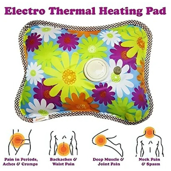 GR-New Warm Hot Electronic Hot Bags For Body Pain Electric Hot Water Bag For Pain Relief Heating Pad Multi Colour [Low Budget Product]