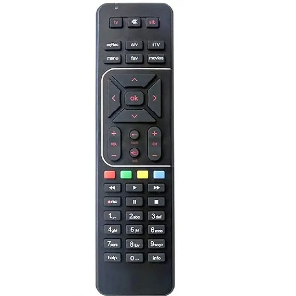 GR-Airtel DTH Remote Compatible with SD and HD Recording Airtel Remote Controller (Black) [Low Budget Product]