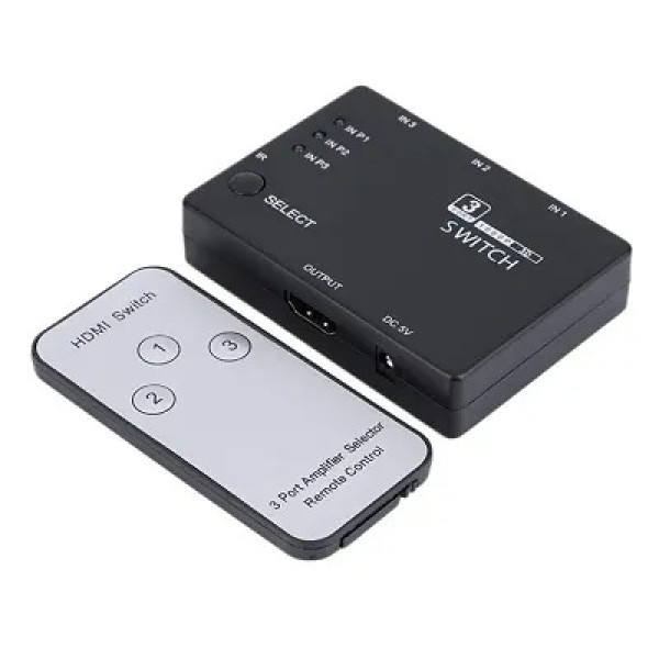 GR-Pritimo 150 Mbps 3 Port HDMI .Hub -Media--Device--(Black)004 Access Point [Low Budget Product]