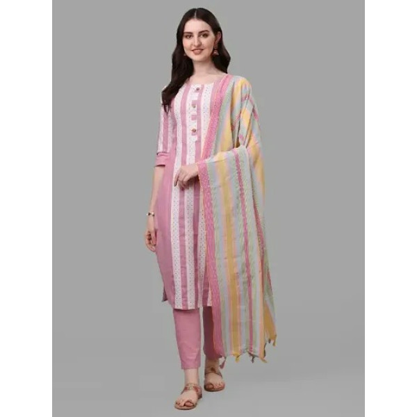 GR-Women's Kurti Pant Ethnic Set for Casual and Fe...