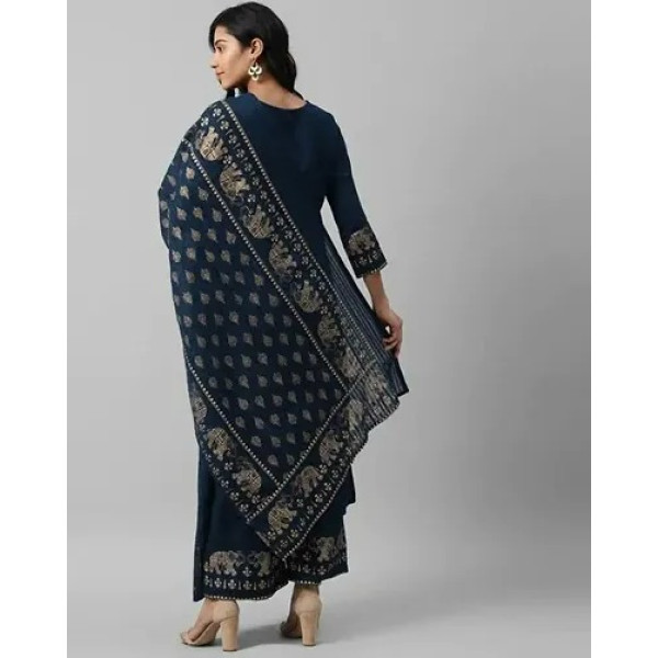 GR-Gamyam printed kurta pant set with dupatta [Low Budget Product]