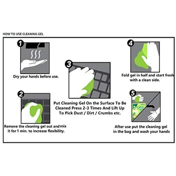 GR-Ultimate Cleaning Solution: Multipurpose Reusable Car Interior Cleaning Gel [Premium Product]  