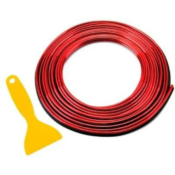 GR-Elevate Your Car's Interior with Love Me Metallic Red Chrome Interior Decoration Beading [Premium Product] 