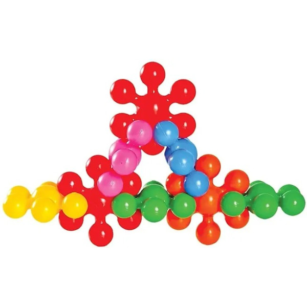 GR-FunToy 12 Pcs Kids Star Links Interlocking Blocks [Low Budget Product]