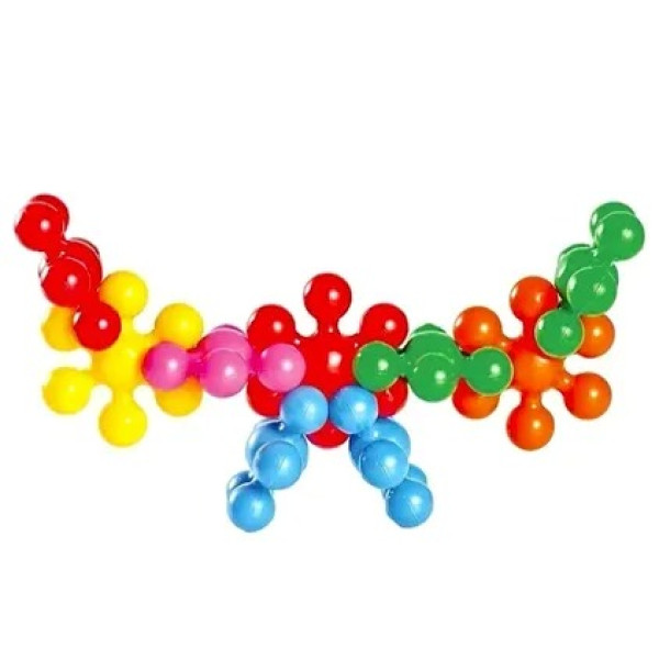 GR-FunToy 12 Pcs Kids Star Links Interlocking Blocks [Low Budget Product]