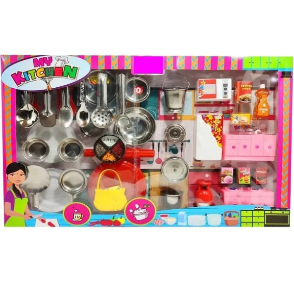 GR-My Kitchen 40 PC Big Size Steel Premium Kitchen...