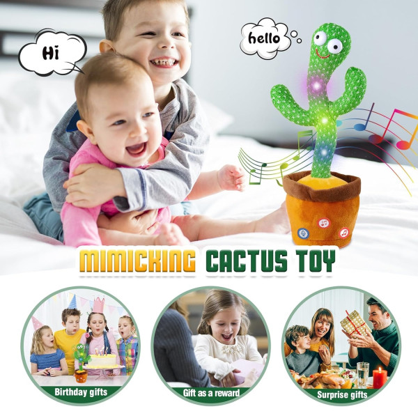 GR-Talking Cactus for Kids Dancing [Premium Product]