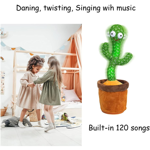GR-Talking Cactus for Kids Dancing [Premium Product]
