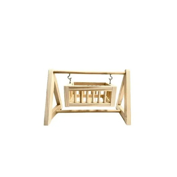 GR-Wooden white crib [Premium Product]