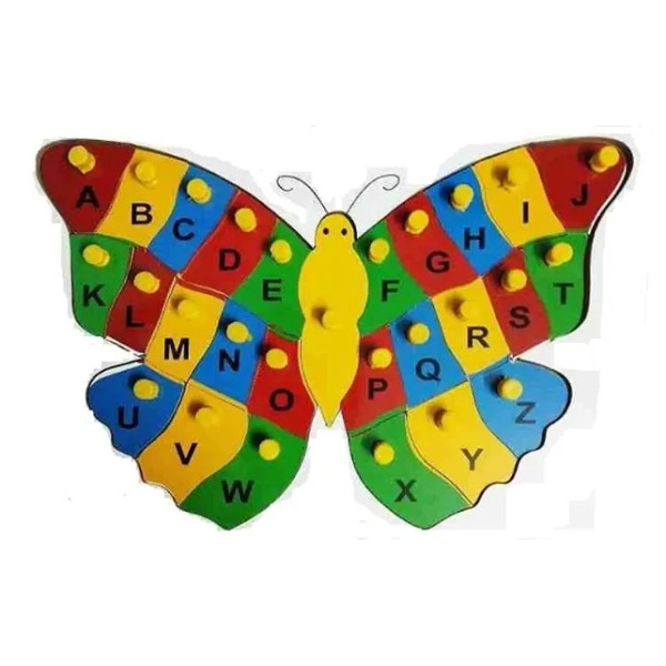 GR-Butterfly Alphabet Puzzles for Kids [Low Budget...