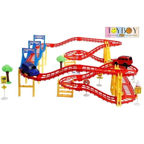 GR-MegaLoop Car Track System: Gravity-Defying Stunts and Loops for Endless Fun [Premium Product]