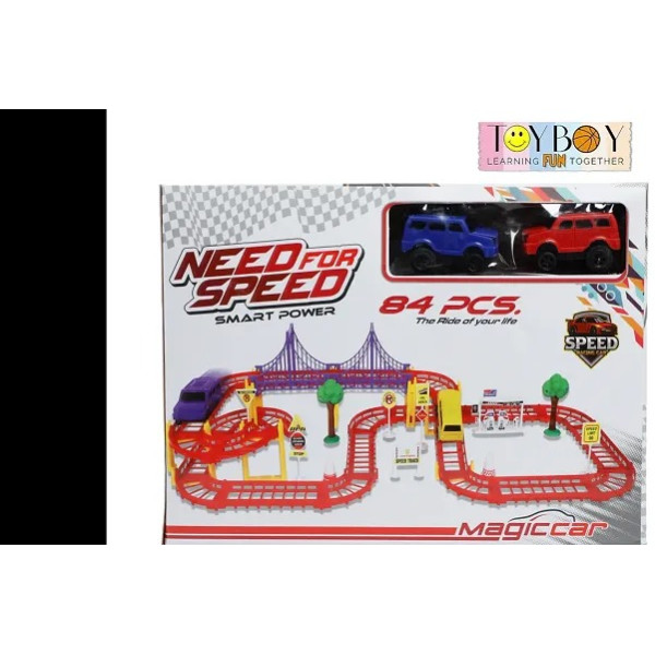 GR-MegaLoop Car Track System: Gravity-Defying Stunts and Loops for Endless Fun [Premium Product]