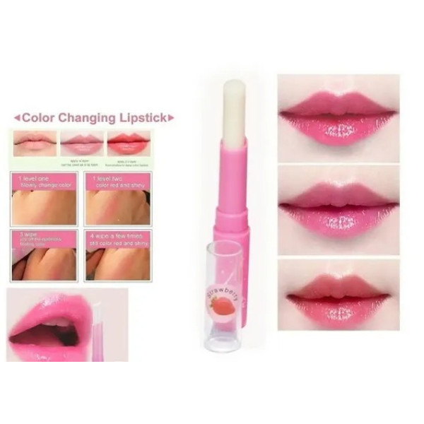 GR-Pink Magic Color Changing Lipstick (Strawberry)...