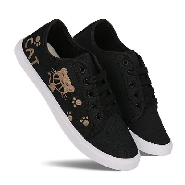 GR-Black Casual Sneakers Lightweight Breathable,So...