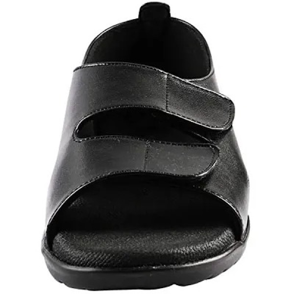 GR-DOCTOR CHOICE Comfortable Mens Footwear Sandals,Soft Padding Orthopedic and Diabetic Simple with Style Sandals, MCR and MCP Sandals Mens Sandals For Daily Use(Black)