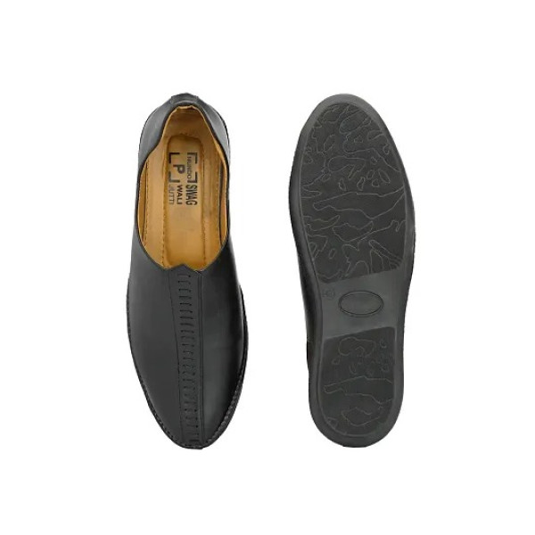 GR-Ethnic Fashionable Mojaris / Casual Jutti For Men in Black