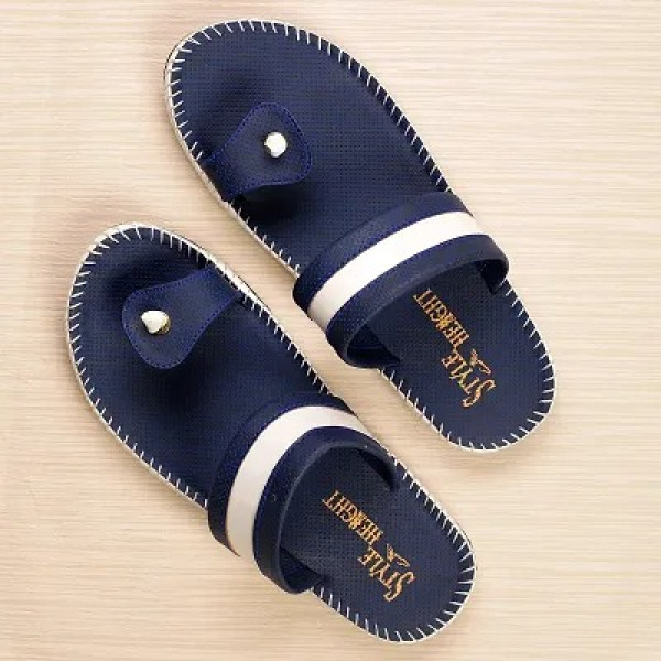 GR-Stylish & Comfortable Suede Blue Mens Sanda...