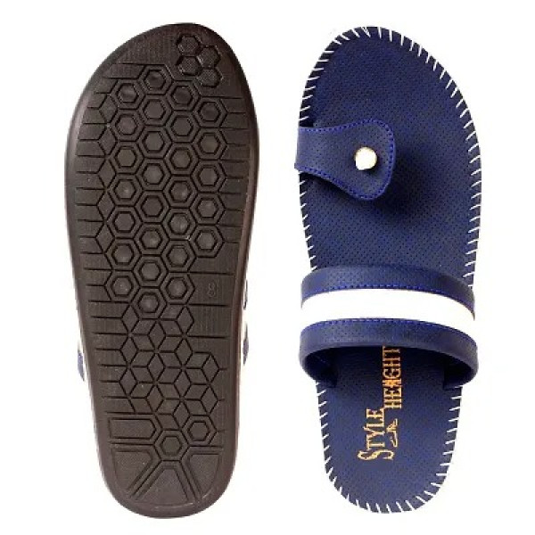 GR-Stylish & Comfortable Suede Blue Mens Sandal