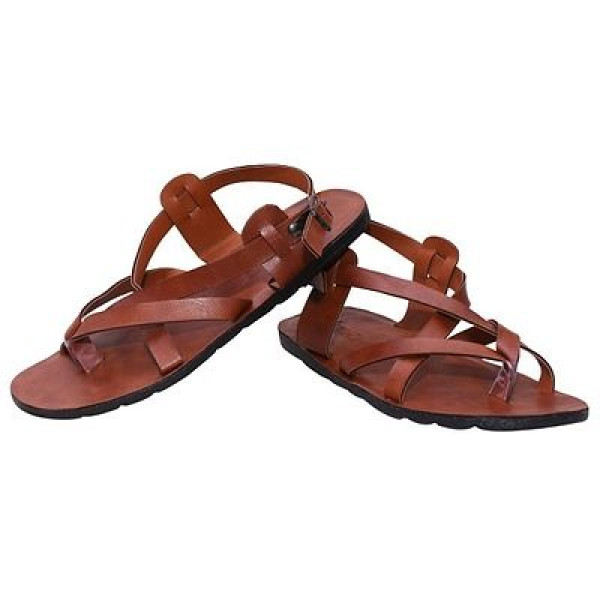 GR-Stylish Mens Synthetic Leather Casual Sandal-Ta...