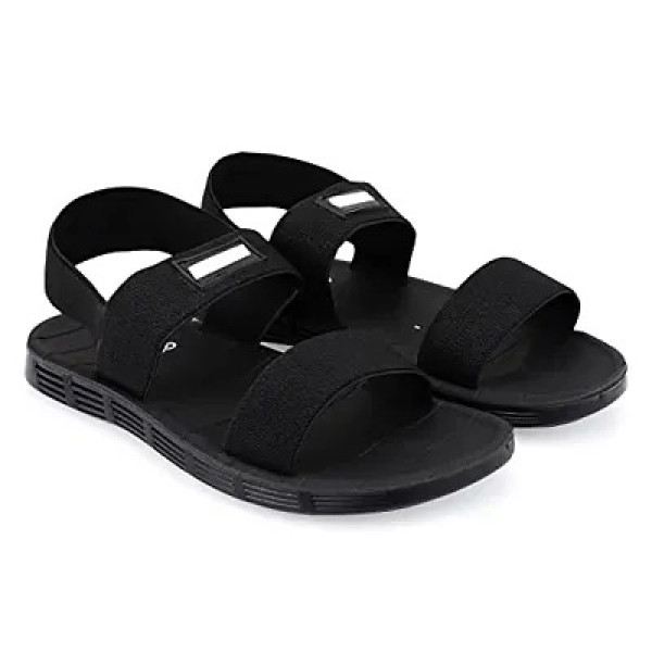 GR-Extavo Stylish and Versatile Mens Golite comfort sandals-Black