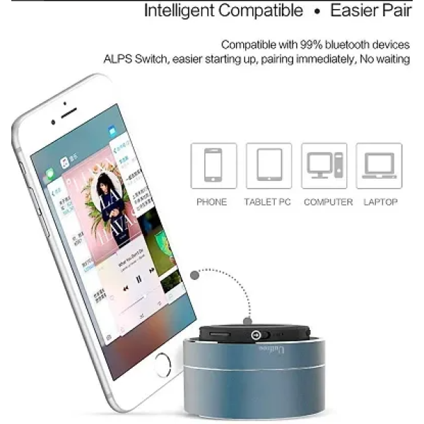 GR-Bluetooth Speaker Connected With Aux Pen Drive Memory Card A10 Bluetooth Speaker Compatible For All Smart Phones 