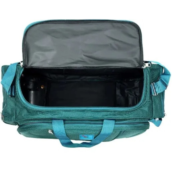 GR-Green Fancy & Stylish Solid Polyester Luggage Travel Bags With 2 Wheels