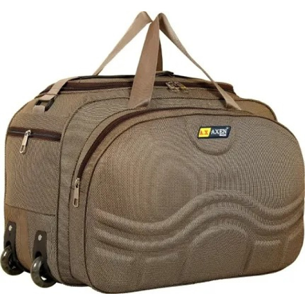 GR-Brown Fancy & Stylish Solid Polyester Lugga...