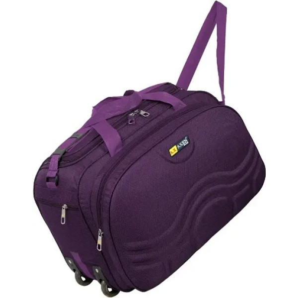 GR-Purple Fancy & Stylish Solid Polyester Lugg...