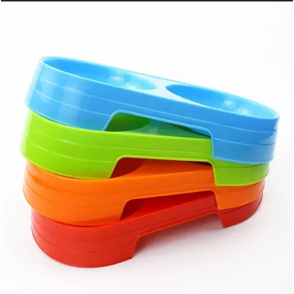 GR-Puppy Dog Cat Pet Food Water Dish No Slip Feede...