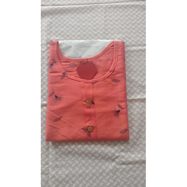 24 Vedic Women's Polyester Knee Length kurti 2XL-P...