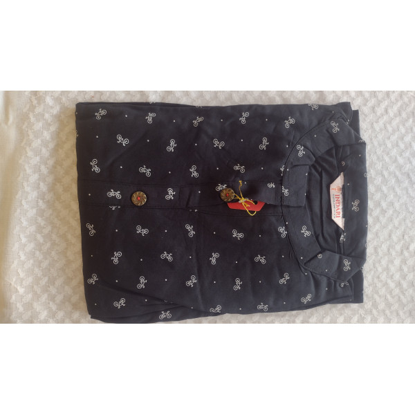 24 Vedic Women's Rayon Printed A-Line Kurti with buttoned round neck style [Premium Product]