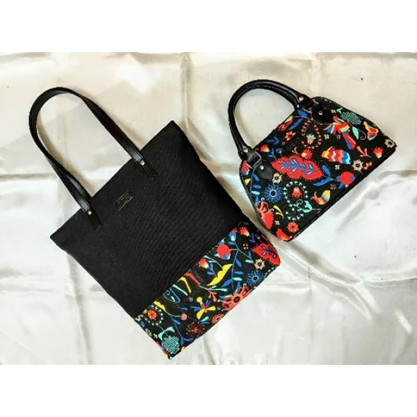 GR-Smart & Beautiful Latest Canvas Handbags Combo for Women-Pack of 2
