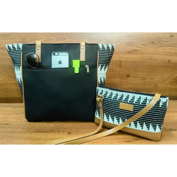 GR-Smart & Elegant Canvas Handbags Combo for Women-Pack of 2