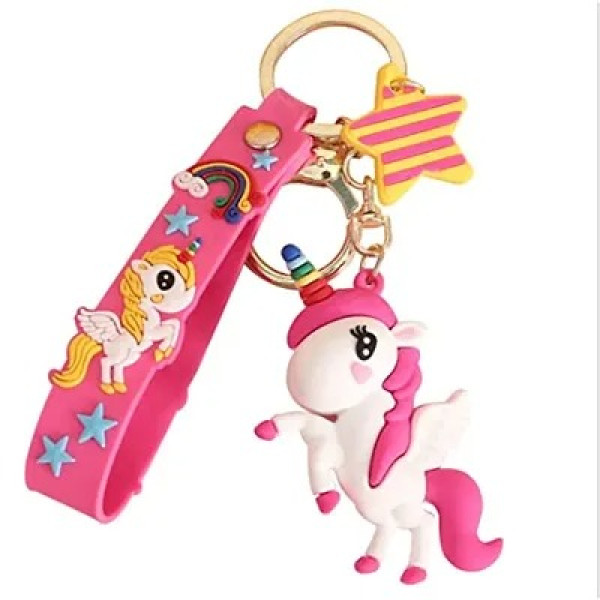 GR-DECORADDA Cute Stylish Unicorn Keychain | Anti ...