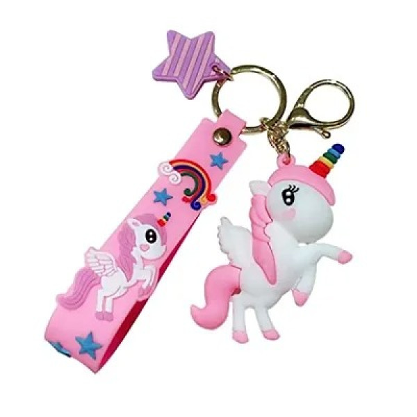 GR-DECORADDA Cute Stylish Unicorn Keychain | Anti ...