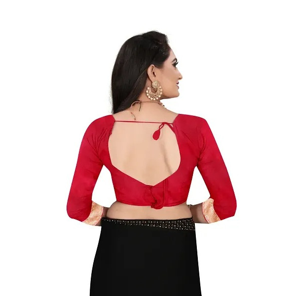 GR-Gorgeous Ethnic Wear Jaquard Embellished Saree For Women With Blouse Piece-Green